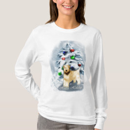 Zacht met wieltjes kerstmis t-shirt
