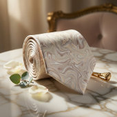 Zacht Milde Beige Stropdas