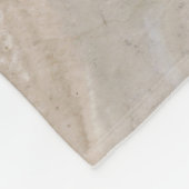 Zacht neutraal geometrisch gestreept abstract deke fleece deken (Hoek)