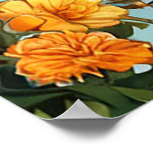 Zacht Oranje Tabby Poesje Cadeau Voor Kattenliefhe Poster (Hoek)