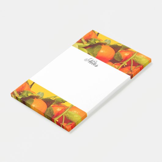 Zacht Oranje vruchtensap Post-it® Notes (Schuin)