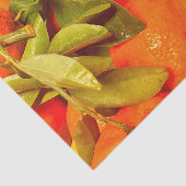 Zacht Oranje vruchtensap Tissuepapier (Detail)