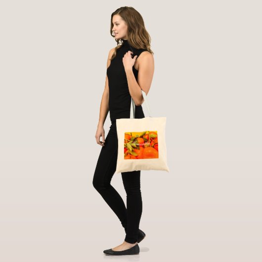 Zacht Oranje vruchtensap Tote Bag (Voorkant (model))
