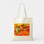 Zacht Oranje vruchtensap Tote Bag (Achterkant)