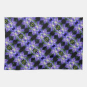 Zacht Paars Clematis - Bloem Abstract Theedoek (Horizontaal)