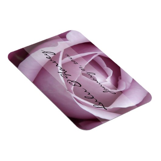 Zacht Paars Roos Persoonlijk huwelijk Magneet (Rechterzijde)