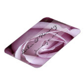 Zacht Paars Roos Persoonlijk huwelijk Magneet (Linkerzijde)