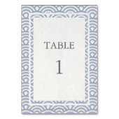 Zacht Paars + wit Japans zeejaaretal Kaart (Achterkant)