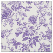 Zacht Paarse Botanische Toile Stof (Swatch)
