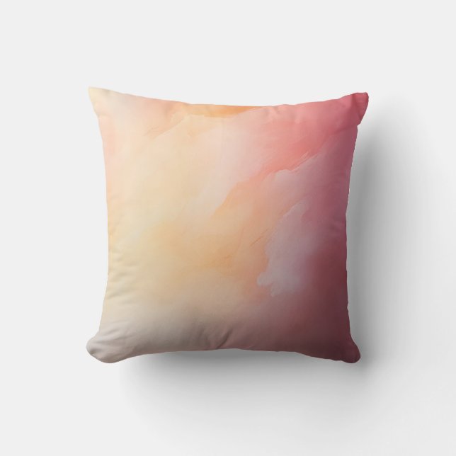 Zacht pastel Abstract decoratief kussen (Voorkant)