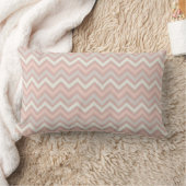 Zacht Pastel Chevron Zigzag Patroon Kussen (Deken)