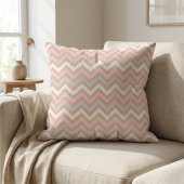 Zacht Pastel Chevron Zigzag Patroon Kussen