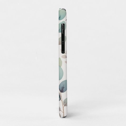 Zacht pastel Eucalyptus bladeren Patroon Case-Mate iPhone Case (Achterkant/links)