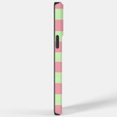 zacht pastel roze groene kleur strepen Case-Mate iPhone case (Achterkant / Rechts)