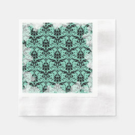 Zacht Pastelblauw Grunge Thee Feest Servetten