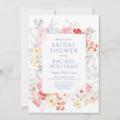 zacht pastelbloem Vrijgezellenfeest Kaart (Voorkant)