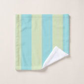Zacht pastelgestreept patroon – Limoen Cream & Lim Bad Handdoek (Wasdoekje)