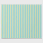 Zacht pastelgestreept patroon – Limoen Cream & Lim Cadeaupapier (Vlak)