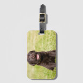 Zacht puppyhondje bagagelabel (Voorkant (verticaal))