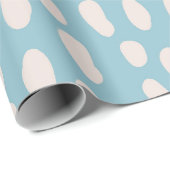 zacht regendruppelpatroon cadeaupapier (Rol Hoek)