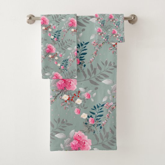 Zacht roos bad handdoek (Insitu)