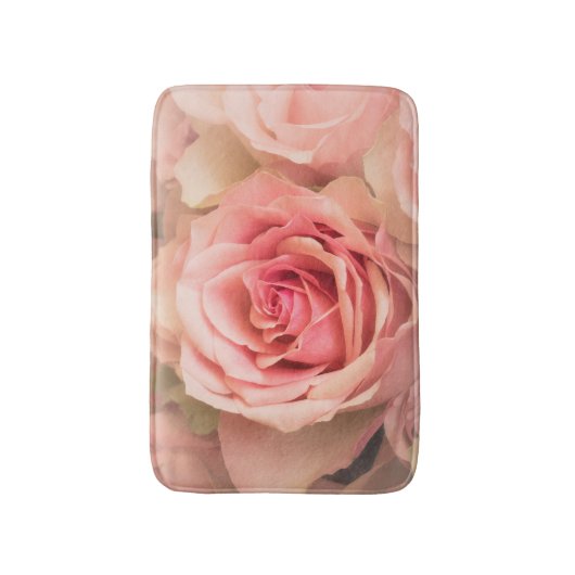Zacht Roos Blush Badmat (Voorkant Verticaal)