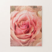 Zacht Roos Blush Legpuzzel (Verticaal)