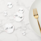 Zacht Roos en Grijze bloederij Confetti (Groep)