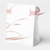 Zacht Roos en grijze bloemen Bedankdoosjes (Achterkant)