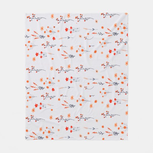  zacht Roos Fleece Deken (Voorkant)