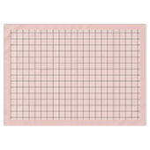 Zacht Roos Gouden Geruit Tafelkleed Decor (Voorkant (Horizontaal))