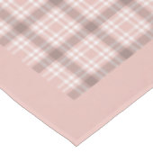 Zacht Roos Gouden Geruit Tafelkleed Decor (Gekanteld)