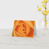 Zacht roos kaart (Gele Bloem)