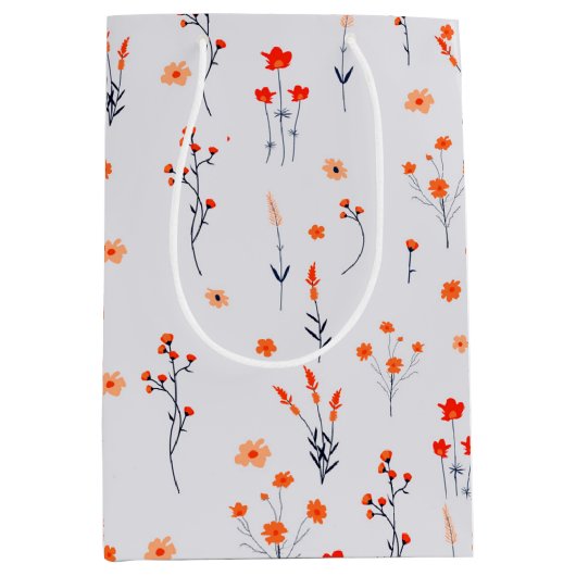 zacht Roos Medium Cadeauzakje (Voorkant)