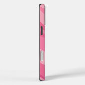 Zacht Roze Abstracte Golfpatroon Case-Mate iPhone Case (Achterkant / Rechts)