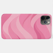Zacht Roze Abstracte Golfpatroon Case-Mate iPhone Case (Achterkant (horizontaal))