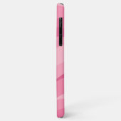 Zacht Roze Abstracte Golfpatroon Case-Mate iPhone Case (Achterkant/links)