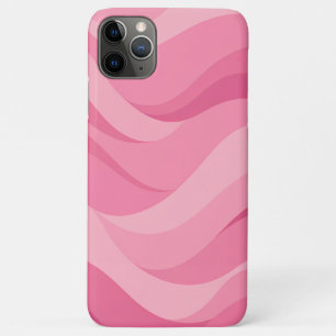 Zacht Roze Abstracte Golfpatroon Case-Mate iPhone Case