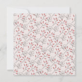 Zacht roze bessen babymeisje - Aankondiging van ge (Achterkant)