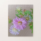 Zacht roze bloem Tuin Puzzle Legpuzzel (Verticaal)