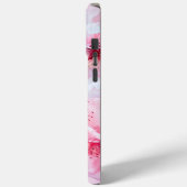  zacht roze bloemblaadje Case-Mate iPhone case (Achterkant / Links)