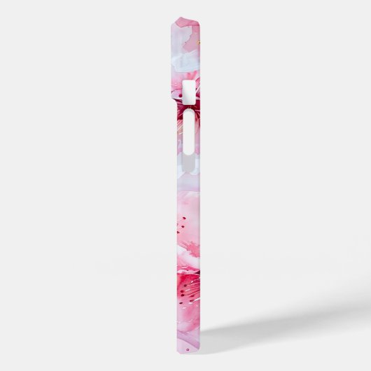  zacht roze bloemblaadje Case-Mate iPhone case (Achterkant / Links)