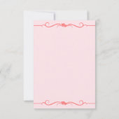  Zacht Roze Bloemen 1e VERJAARDAG Kaart (Achterkant)