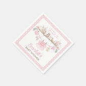 Zacht Roze Bloemen Baby Meisje Kleding Boho kinder Servet (Hoek)