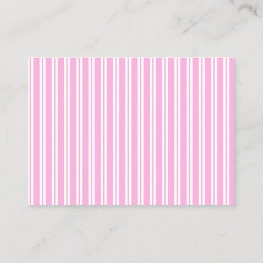 Zacht Roze Bloemen Thee Vrijgezellenfeest Recept Informatiekaartje (Achterkant)