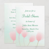 Zacht roze buisjes Vrijgezellenfeest Kaart (Voorkant / Achterkant)