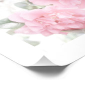Zacht roze Camellias Foto Afdruk (Hoek)