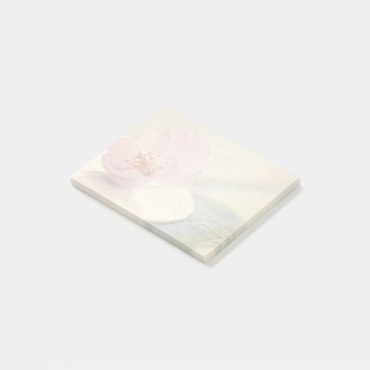 Zacht roze Cherry Blossom Flower Post-it® Notes (Schuin)