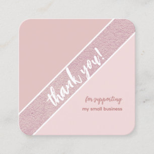 Zacht Roze Dank u klein Visitekaartje