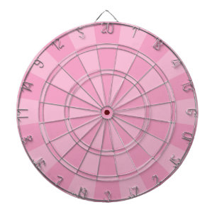 Zacht roze dartbord